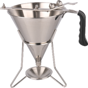 S/S FUNNEL WITH STAND