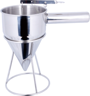 S/S FUNNEL WITH STAND