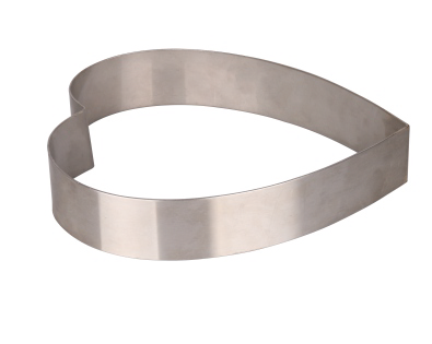 S/S CAKE MOULD(HEART SHAPE)